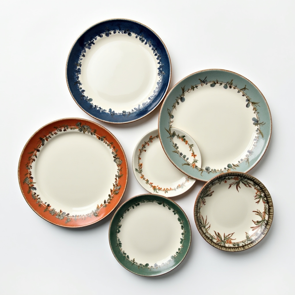 Assiettes en céramique