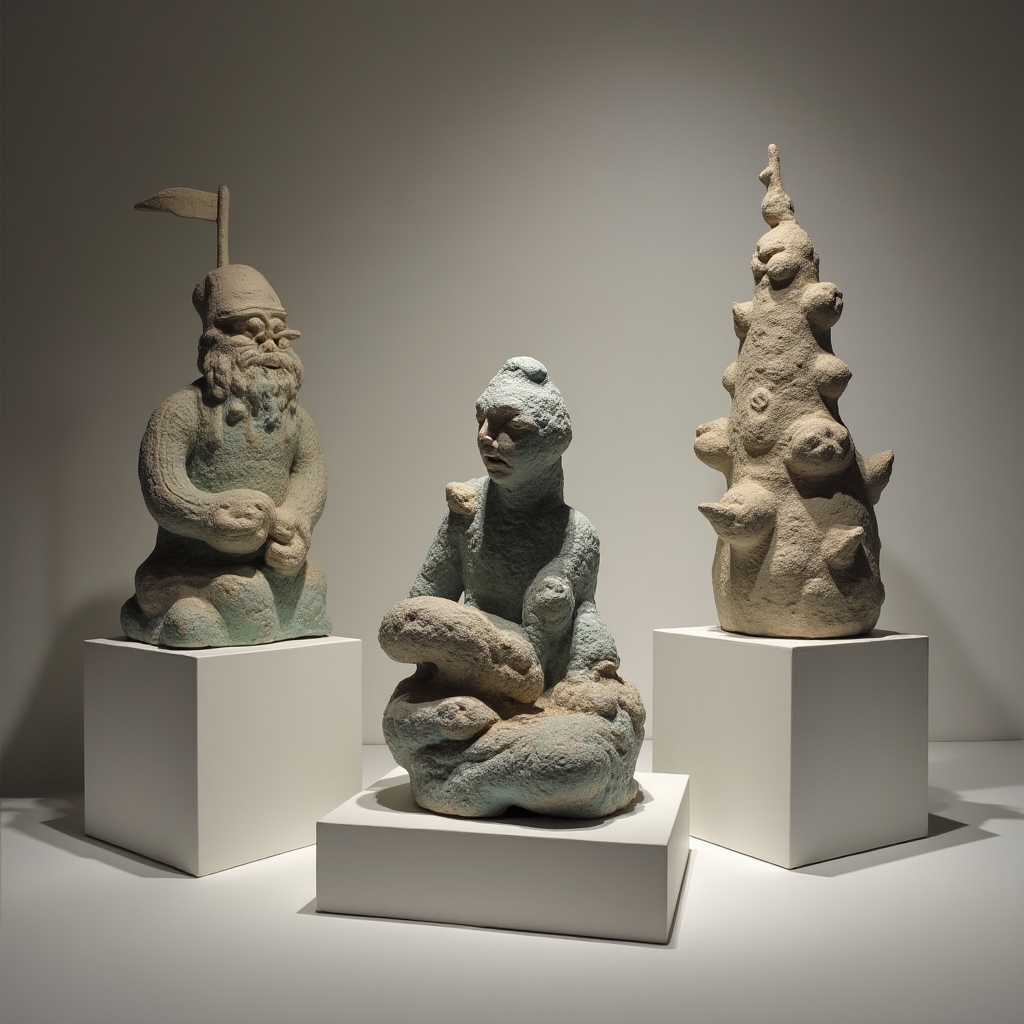 Sculptures en céramique