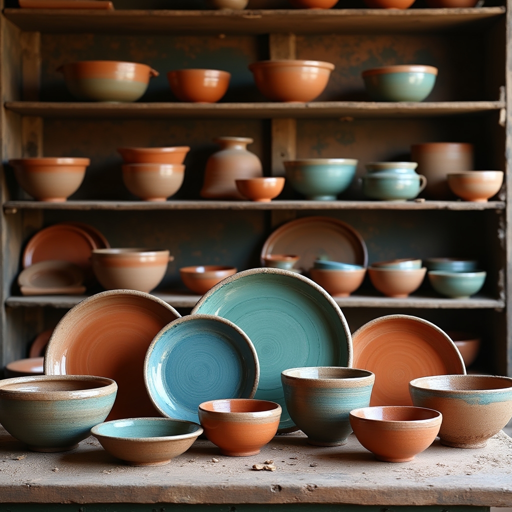 Collection de poteries